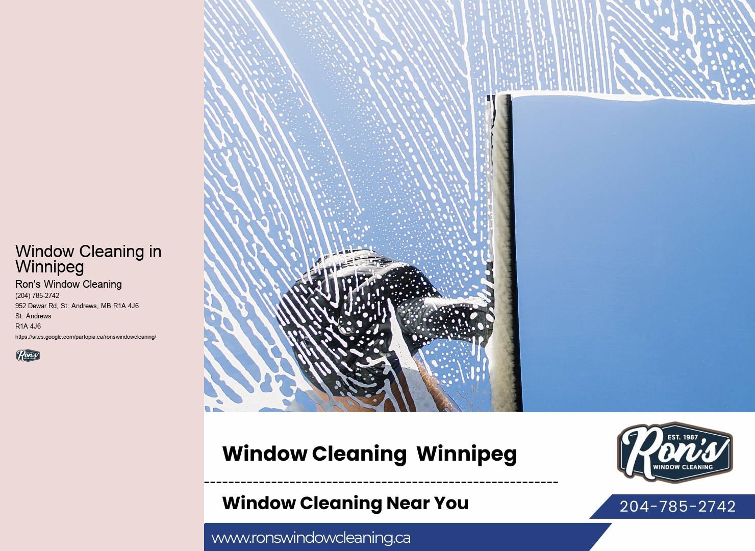 Window Cleaning in Winnipeg