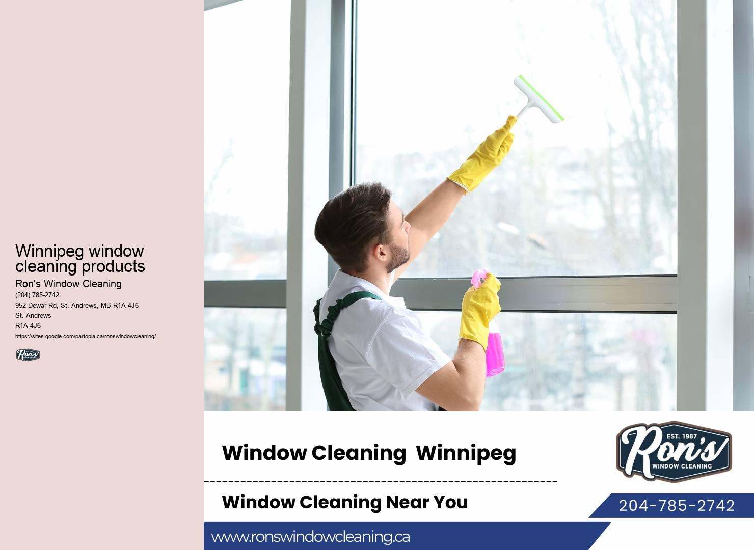 Home window cleaning Winnipeg