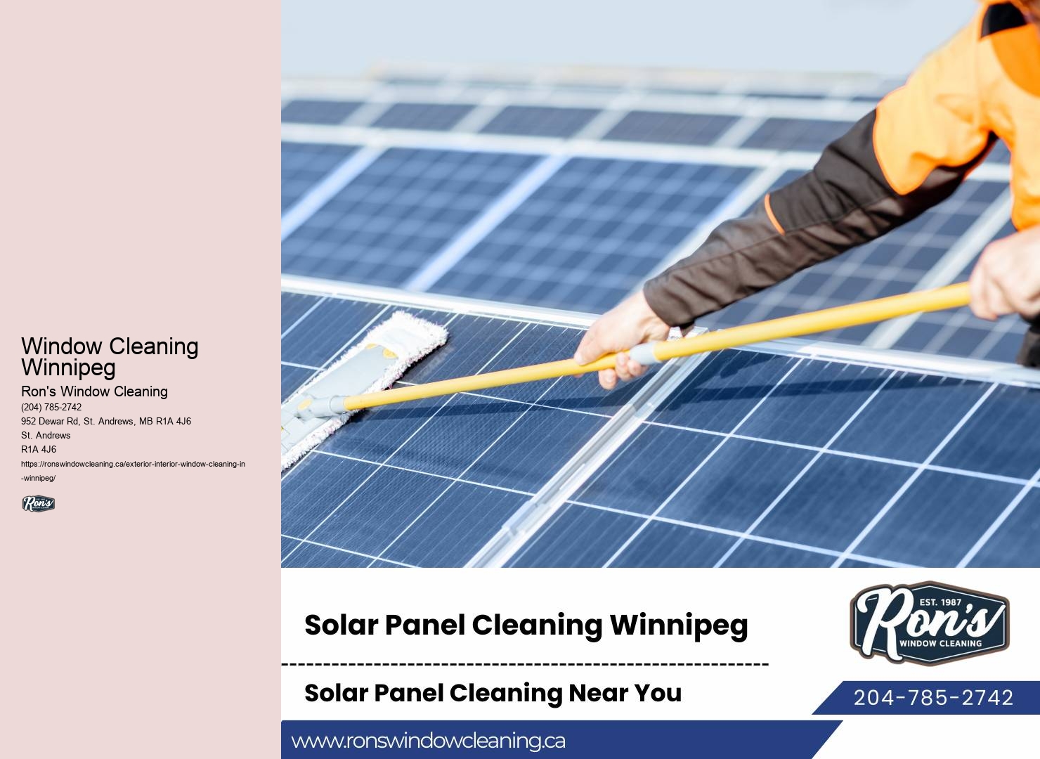 Window Cleaning Winnipeg Window Cleaning Packages