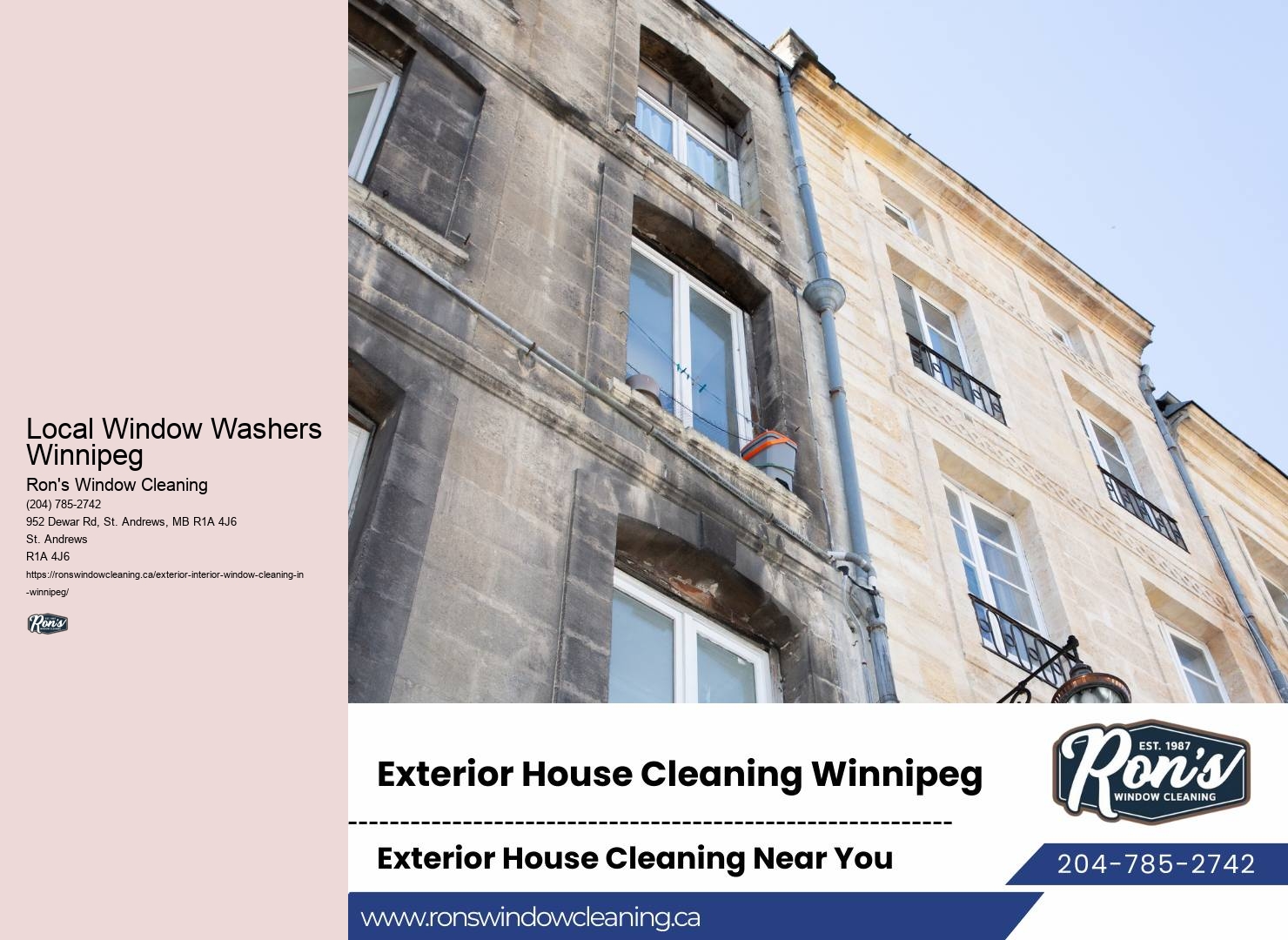 Window Cleaning Reviews Local Window Washers Winnipeg