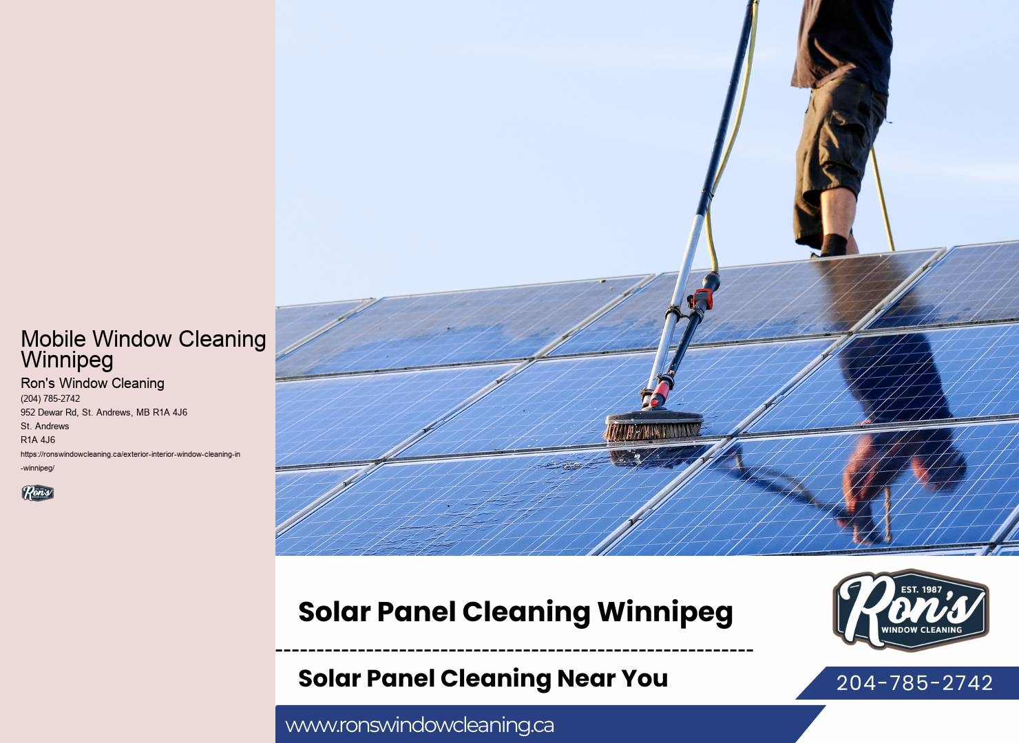 Affordable Glass Cleaning Mobile Window Cleaning Winnipeg