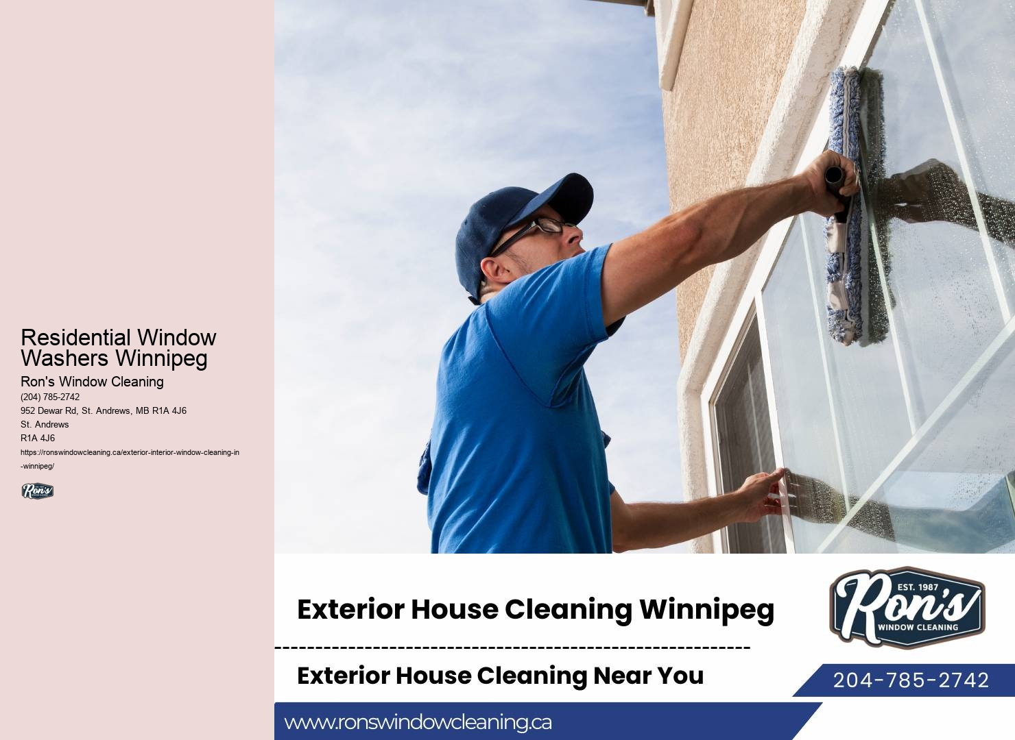 Residential Window Washing Prices Residential Window Washers Winnipeg