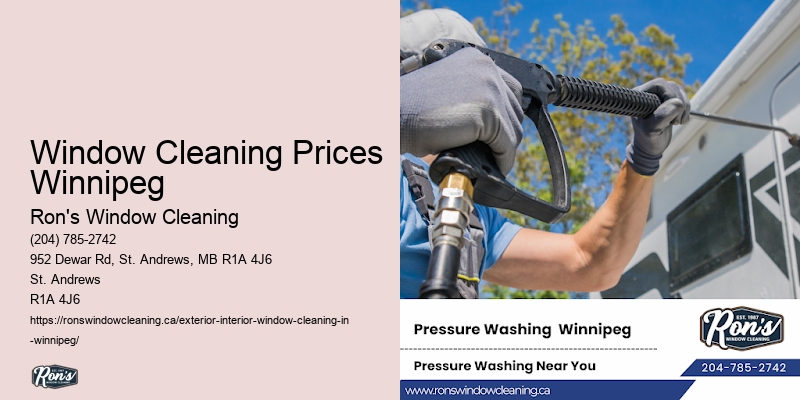 Window Cleaning Prices Winnipeg