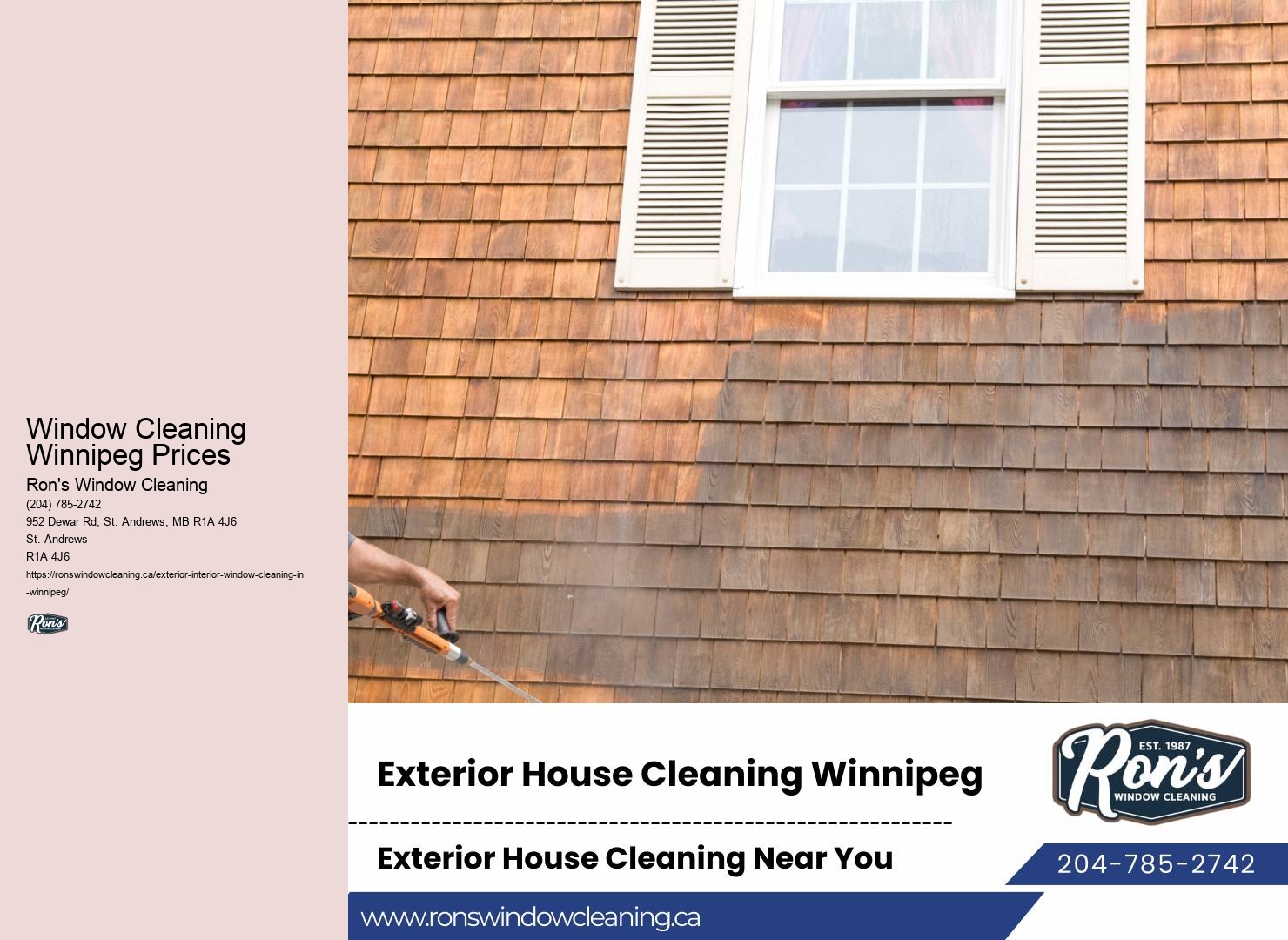 Professional Window Maintenance Window Cleaning Winnipeg Prices