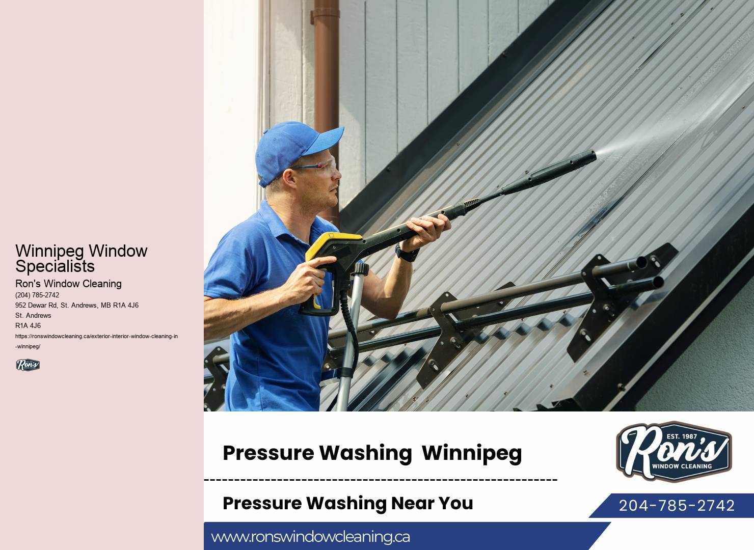 Window Cleaning Reliability Winnipeg Window Specialists